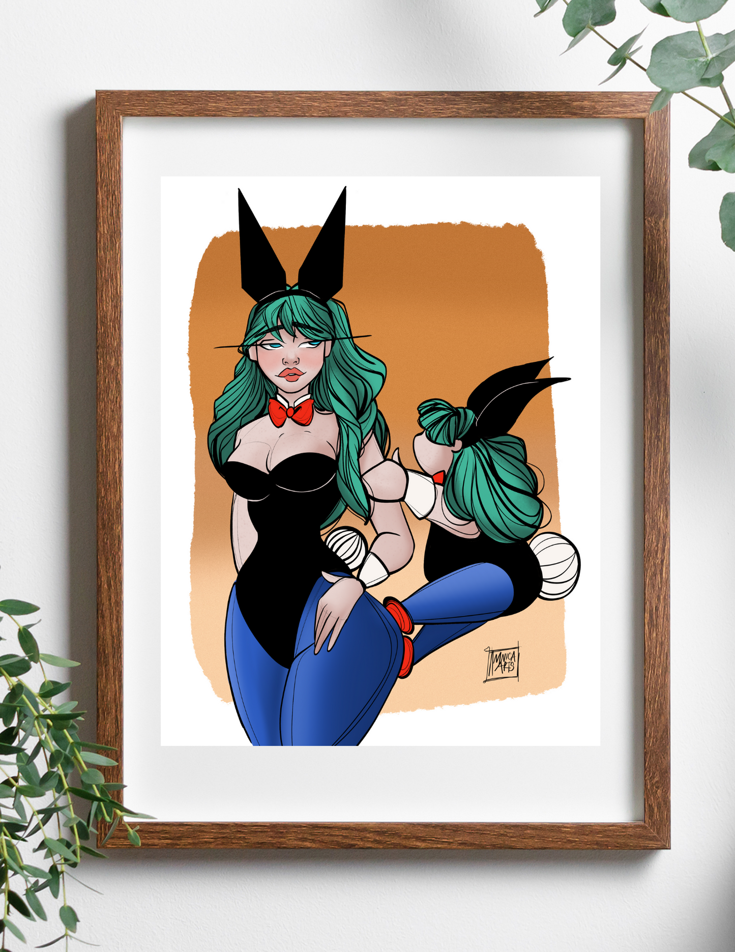 Bulma and Oolong Fan Art