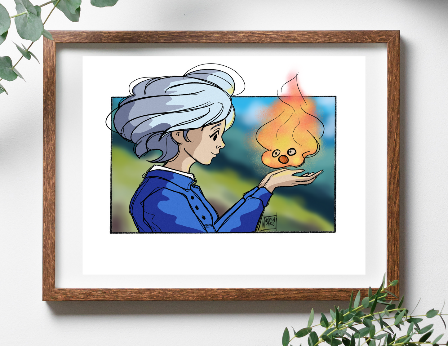 Sophie and Calcifer Fan Art